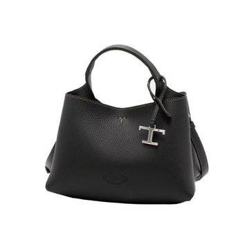 TODS 26SS Timeless Logo Micro Tote Schultertasche Schwarz B999 150552632 [P]