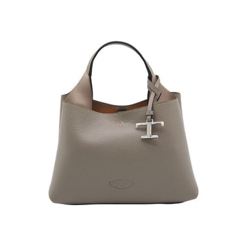 Tods Timeless Logo Micro Tote Shoulder Bag Grey XBWAPAEL000 QRI 9O15 150552630 [P]