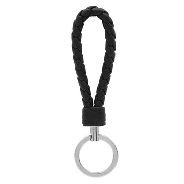 Bottega Veneta Intrecciato Nappa Keyring Black 608783 VO0BG 8803 103403026 [P]