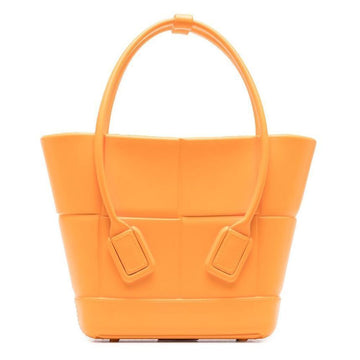 Bottega Veneta Arco Mini Rubber Tote Bag Orange 691194 V14I0 7010 78683344 [P]