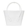 Bottega Veneta Arco Mini Rubber Tote Bag White 691194 V14I0 9121 78683346 [P]