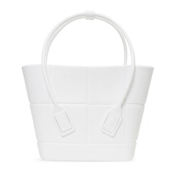 Bottega Veneta Arco Mini Rubber Tote Bag White 691194 V14I0 9121 78683346 [P]