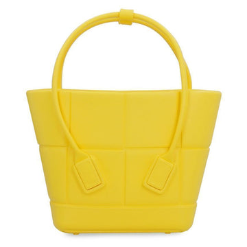 Bottega Veneta Arco Mini Rubber Tote Bag Yellow 691194 V14I0 7229 78683341 [P]