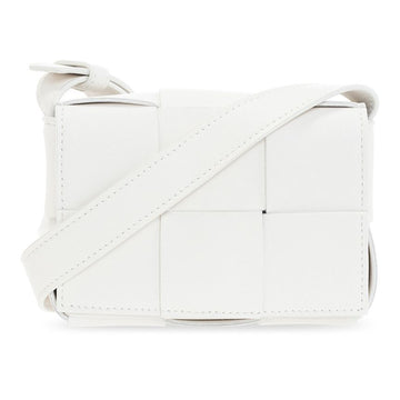 BOTTEGA VENETA イントレチャート ミニ カセットバッグ ホワイト 666688 VMAY1 9009 78683321 [P]