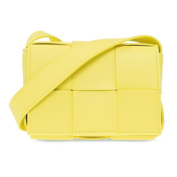 Bottega Veneta Intrecciato Mini Cassette Bag Yellow 666688 VMAY1 7421 78683318 [P]