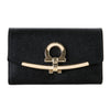 SALVATORE FERRAGAMO Gancini Flap Key Case Geldbörse Schwarz 22-D151 0683320 77183475 [P]
