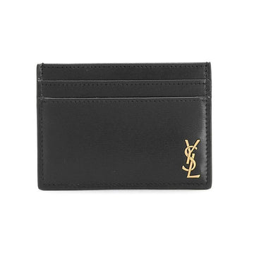 Saint Laurent 26SS Gold Monogram Card Holder Black 607603 02G0W 1000 150552823 [P]