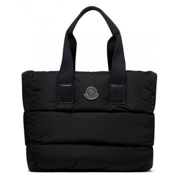 MONCLER CARADOC ロゴ パッチ ダウン トートバッグ ブラック 5D000 08 M2170 999 76271469 [P]