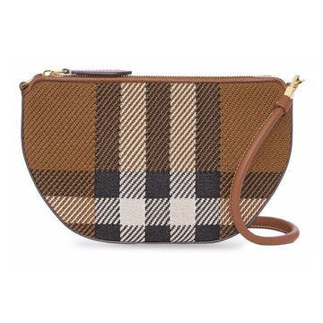 Burberry Olympea Check Shoulder Bag Birch Brown 8049301 72618928 [P]