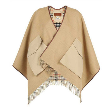 Burberry 24SS Vintage Check Pocket Jacquard Cape Archive Beige 8042303 72618873 [P]