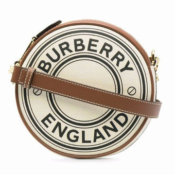 BURBERRY 24SS LOUISE ロゴ ラウンド クロスボディ バッグ ネイチャー 8051847 72618788 [P]