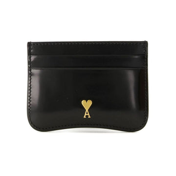 AMI Heart Logo Card Holder Black 158346222 [P]
