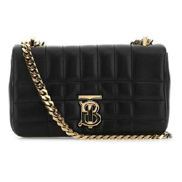 Burberry 24SS LOLA Gold-tone Logo Quilted Mini Crossbody Bag Black 8059492 72618783 [P]
