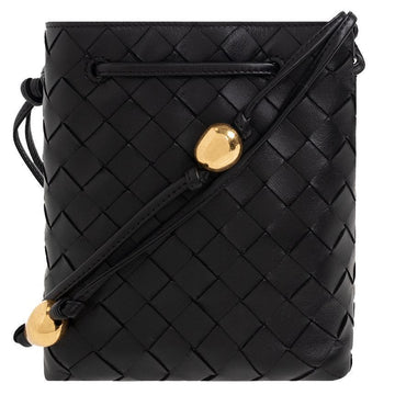 BOTTEGA VENETA イントレチャート スモール バケツバッグ ブラック 717432 VCPP3 8425 150552959 [P]