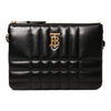 BURBERRY Lola Quilted Double Pouch Schultercrossbody Tasche Schwarz 8049283 72618712 [P]