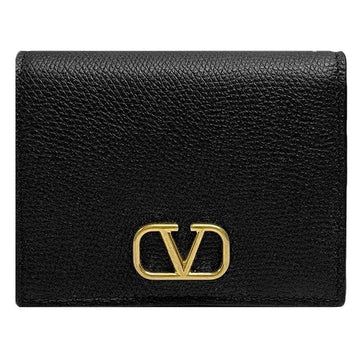 Valentino 25SS V Logo Signature Compact Wallet Black 6W2P0R39 SNP 0NO 150553857 [P]