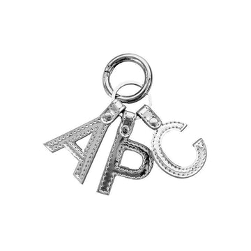 APC Logo Letter Keyring Metal Silver 154442863 [P]