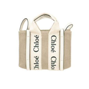 Chloe 26SS Woody Mini Tote Bag White CHC22AP237I26 101 150479021 [P]