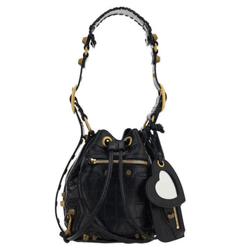 Balenciaga Le Cagole XS Bucket Shoulder Bag Black 702431 23EBM 1000 58088677 [P]
