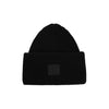 ACNE STUDIOS ラージ フェイス パッチ ウール ビーニー ブラック C40448 900 153589077 [P]