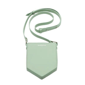 Maison Kitsune 25SS Logo Strap Neck Pouch Mist Green IU05527LC0025 P322 150393049 [P]
