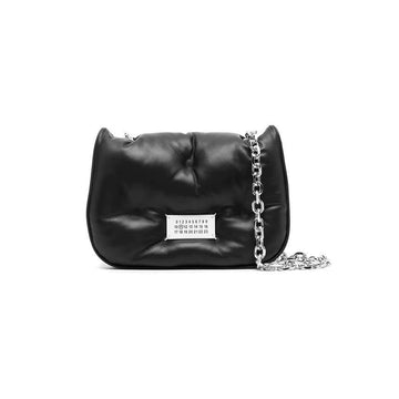 MAISON MARGIELA グラムスラム フラップ チェーン ショルダークロスバッグ ブラック スタンプ: SB1WG0019 製品番号: P4300 T8013 150393366 [P]