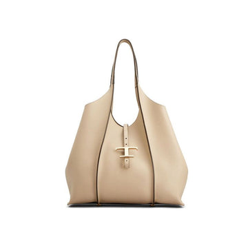 TODS TimeLess Medium Shopper Tote Beige XBWTSBA0300 Q8E C600 150341605 [P]