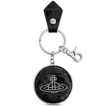 Vivienne Westwood Orb Logo Scene Line Keyring Black 153208947 [P]