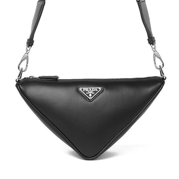 Prada 25FW Triangle Logo Crossbody Bag Black 2VH155 2DDJ F0002 150062695 [P]