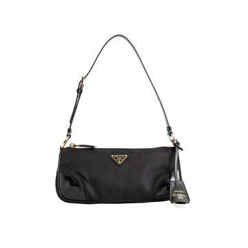 PRADA 25FW SACCA トライアングルロゴ リエディション 2002 ショルダーバッグ ブラック 1BC201 R789 F0002 150062669 [P]