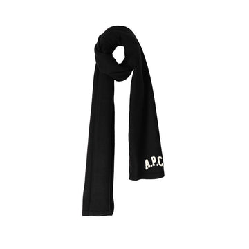 APC 25FW JESSE Logo Scarf Black WVBDK M15252 LZZ 152303221 [P]