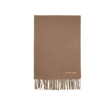 Acne Studios 25FW FN-UX Signature Logo Wool Scarf Caramel Brown 59C 149068933 [P]
