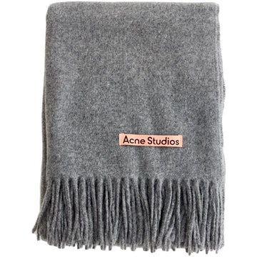 ACNE STUDIOS Acne 25FW CANADA NR NEW Wollschal Grau Melange 990 150280689 [P]