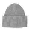 ACNE STUDIOS フェイスパッチ ウールビーニー グレー 2025SS C40135 990 149068919 [P]