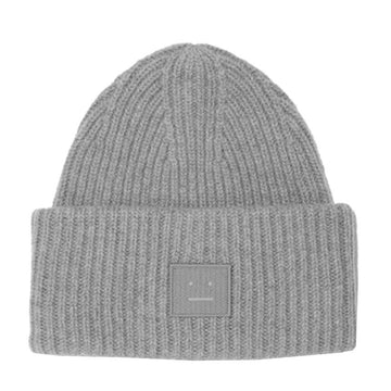 Acne Studios 25SS Face Patch Wool Beanie Grey Melange C40135 990 149068919 [P]