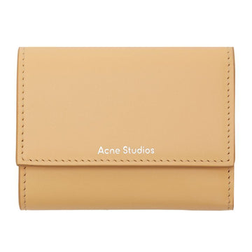 ACNE STUDIOS 25SS Silber Logo Münz-Brieftasche Dunbeige CG0221 DB4 149068909 [P]