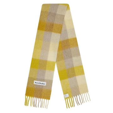 Acne Studios 25FW Signature Logo Patch Check Scarf Multi CA0084 CQX 149068899 [P]