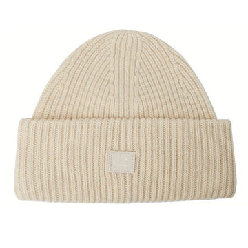 ACNE STUDIOS フェイスパッチウールビーニーオートミルメリランジ 25FW C40270 633 149068893 [P]