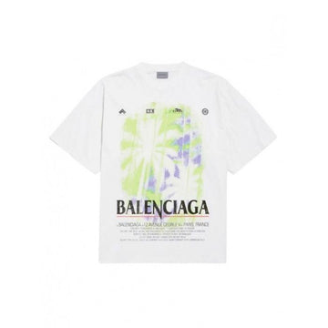 BALENCIAGA ウィンドウ ミディアム フィット Tシャツ 764235 TUV07 9000 159289865 [P]