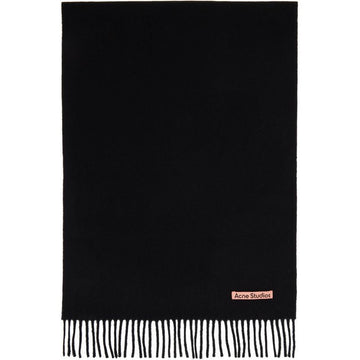 Acne Studios Acne 25FW CANADA NR NEW Slim Wool Scarf Black 900 149068815 [P]