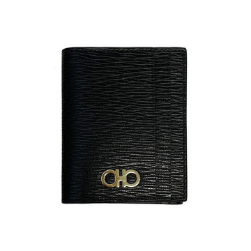 SALVATORE FERRAGAMO Kartenetui mit doppeltem Gancio in Gold 66-0371 0741376 151630894 [P]