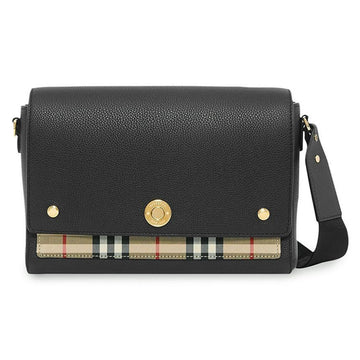 BURBERRY ヴィンテージチェックノートクロスバッグ ブラック 8021110 146284452 [P]