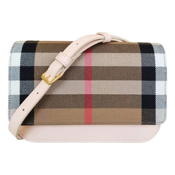 Burberry 25FW Madison Check Crossbody Bag Pale Cameo 8084493 146284419 [P]