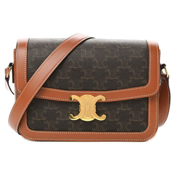 CELINE Tyn Triope Schultertasche Tan 188882 BZ4 04LU 143623547 [P]