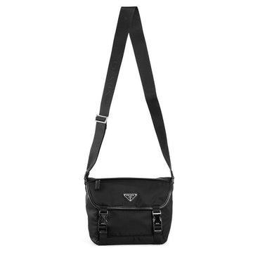 PRADA 三角ロゴリナイロンショルダーバッグ ブラック 2VD066 2DMG F0002 141448187 [P]