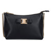 Salvatore Ferragamo 25FW Gold-tone Bow Chain Mini Bag Black 22-0819 0780217 141060349 [P]