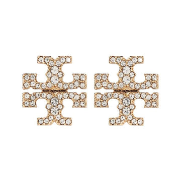 TORY BURCH 26SS Kira Pave Stud Ohrringe Goldkristall 158535 783 151008813 [P]
