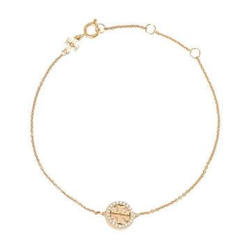 Tory Burch Miller Pave Chain Bracelet Gold Crystal 80997 783 151008785 [P]