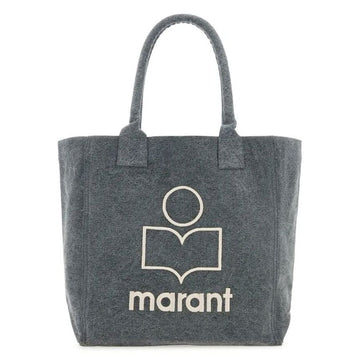 Isabel Marant 25SS YENKY Logo Embroidered Small Tote Bag Faded Black stamp PM0002FA A1X19M 02FK 132770847 [P]