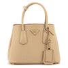 PRADA Doppelter Saffiano Tote Schultertasche Beige 1BG443 2A4A F0036 128857860 [P]